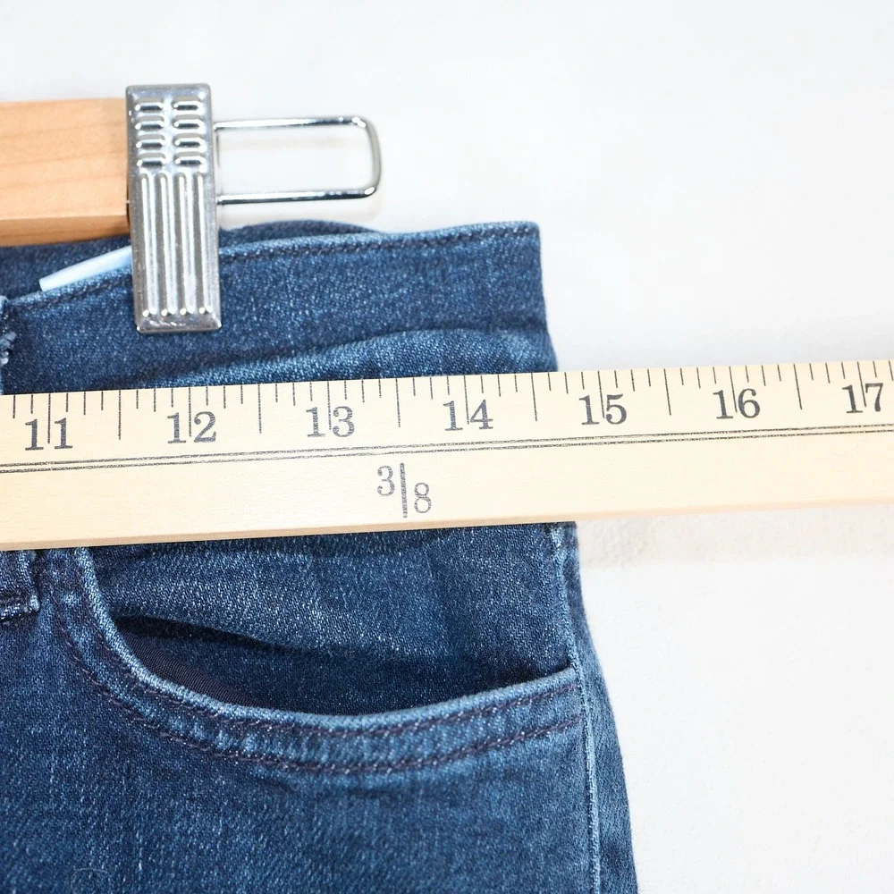 Baldwin Sophia Mid Rise Skinny Jeans Dark Wash Blue Denim Size 28 202012DUSK - Picture 3 of 12